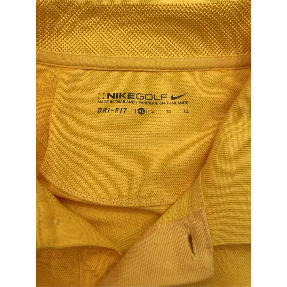 NIKE GOLF Dri Fit polo style men's Yellow/orange Men's‎ XL